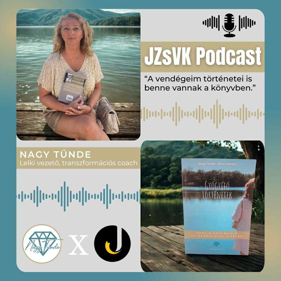 „A vendégeimnek a történetei is benne vannak a könyvben” – JZsVK Podcast 2025. 09. 13.